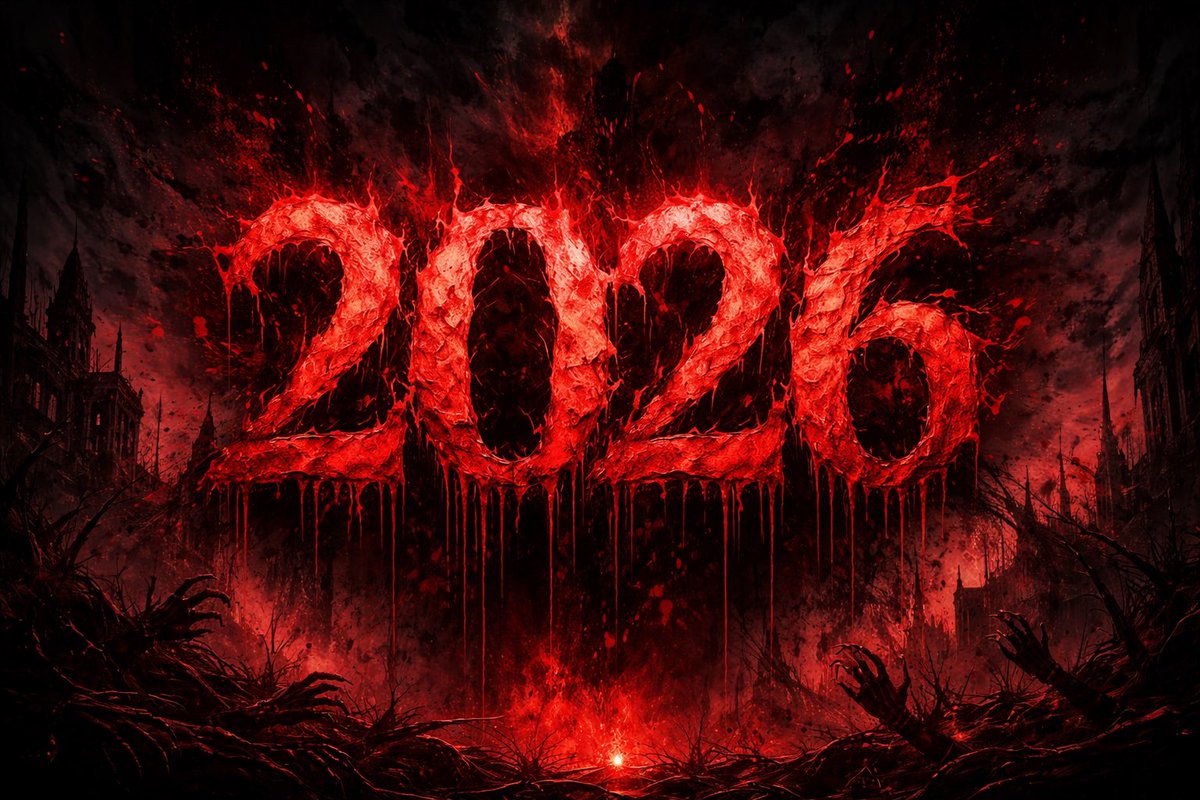 The story of 2025 is now officially over. A chalice of blood is raised as a toast to the beginning of 2026. We hope to see you soon-Open from march😈#scareattraction #scaremaze #themeparks #horrorshow #horrormovie #hauntedhouse #hauntedattraction #horrorlovers #halloween