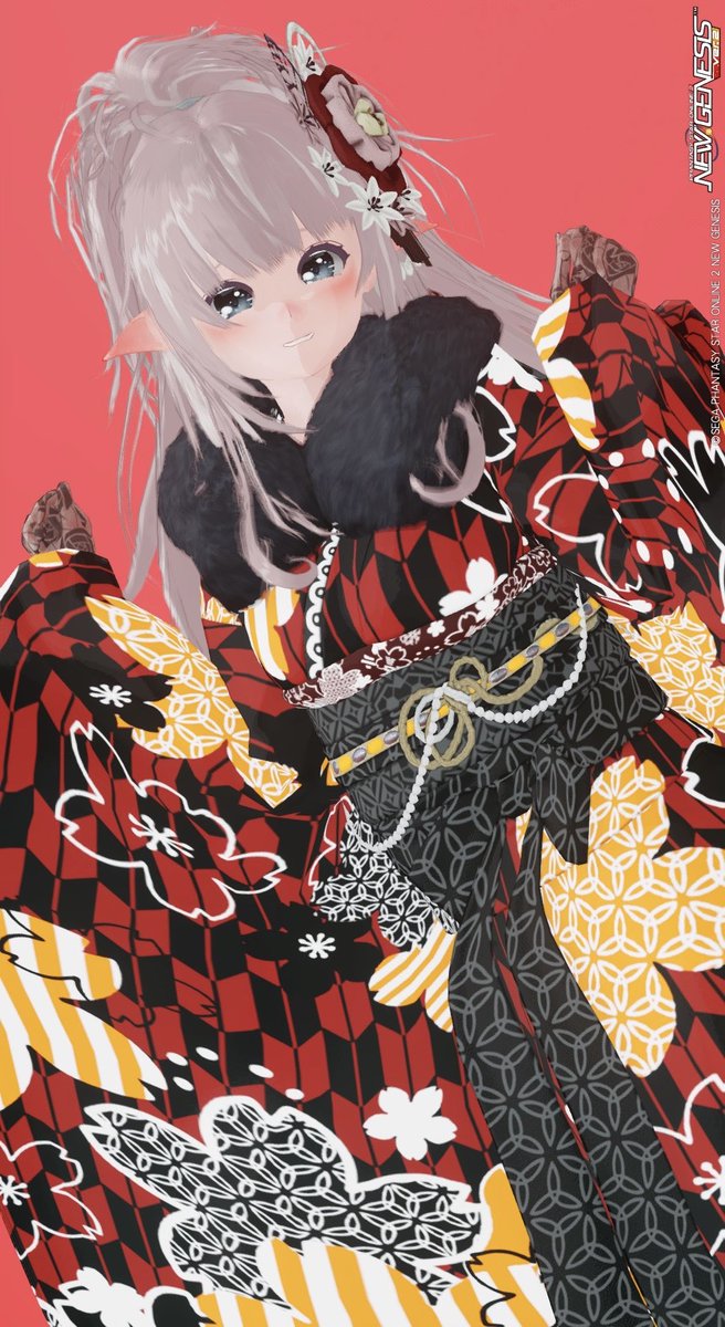 ⟡.·*.···························································⟡.·*.

              - 𝑯𝒂𝒑𝒑𝒚 𝒏𝒆𝒘 𝒚𝒆𝒂𝒓-

えへへ…お着物似合う？⸝⸝⸝
今年はどんな1年になるかなぁ〜
みんなにとって素敵な1年になりますように…🙌🏻︎💕︎︎
今年もよろしくおねがいしますっ

#PSO2NGS_SS