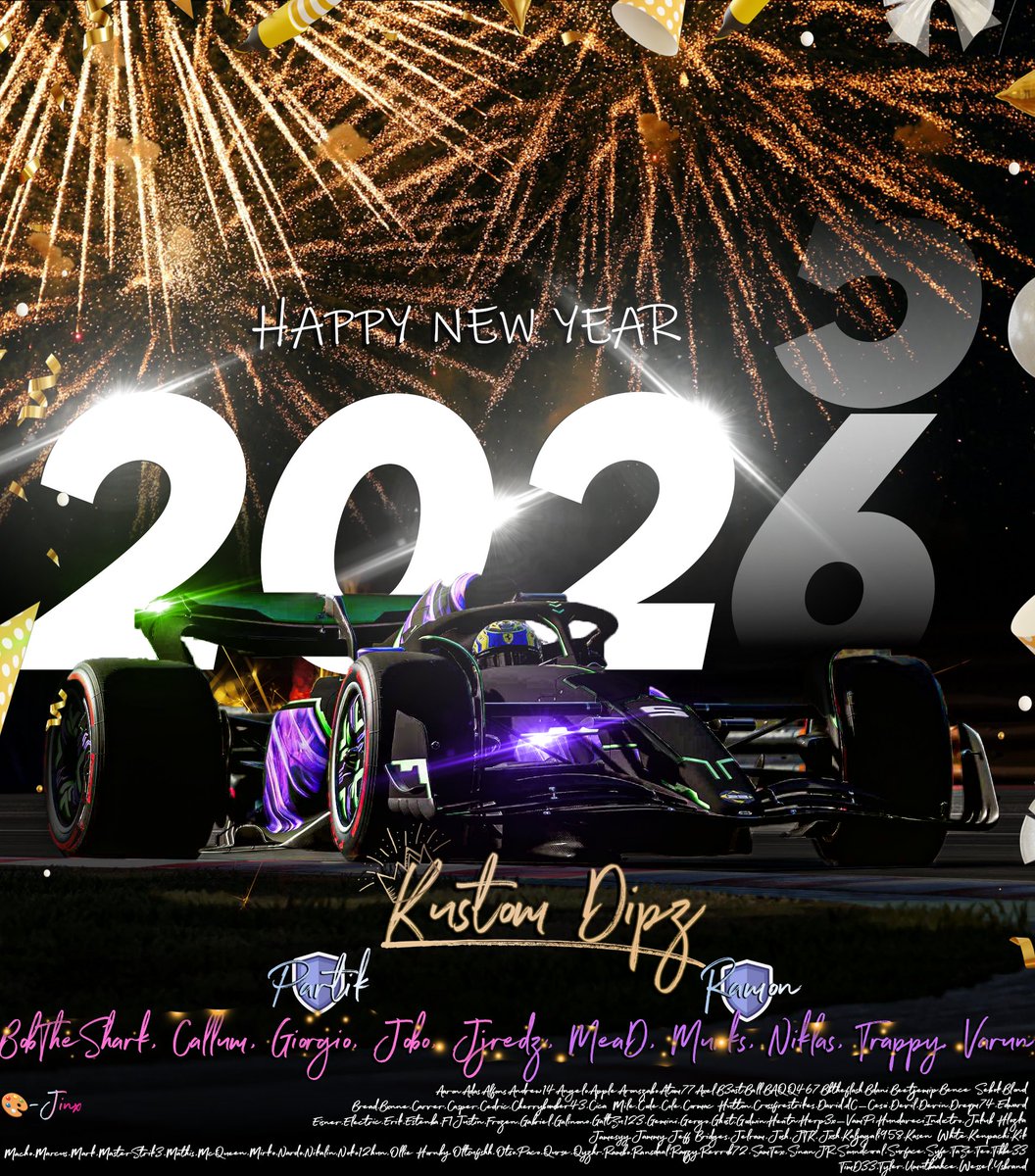 💖🎉ALIEN MOTORSPORTS WISHES YOU ALL A HAPPY NEW YEARS!! 🎉💖

Everyone at alien Motorsports hopes you all a great New year. 
And that you all follow your new year's resolutions 🙃😉

Let's Push into 2026 with Great Pace💚💜👽

#ALIENINVASION