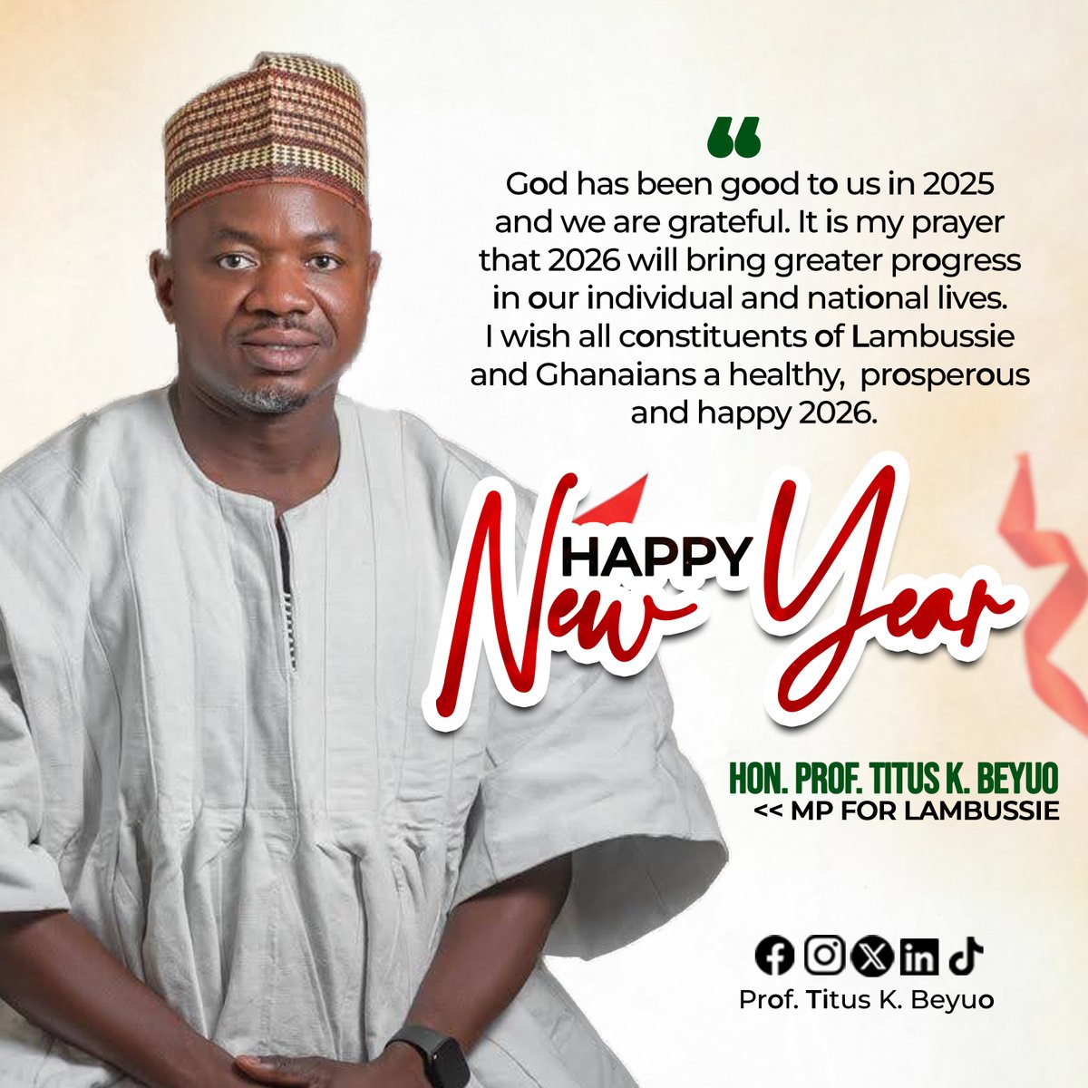Prof. Titus K. Beyuo tweet media