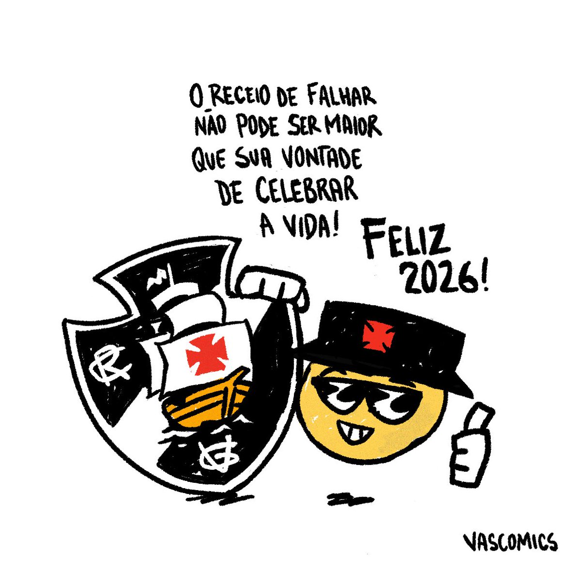 vascomics's tweet image. Feliz 2026, amigos! ♥️