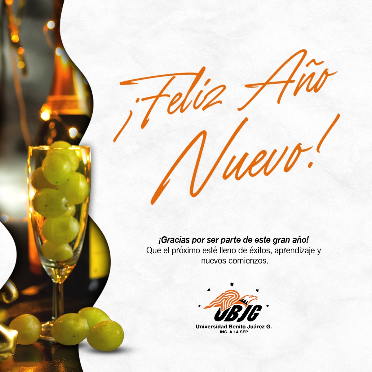 🎆✨ ¡Bienvenido 2026!

Que este nuevo año llegue lleno de nuevos retos, grandes metas y muchos logros por cumplir. Agradecemos ser parte de su camino y acompañarlos en cada paso de su formación.
¡Sigamos construyendo juntos un 2026 lleno de éxitos! 🎓💫
Universidad Benito Juárez