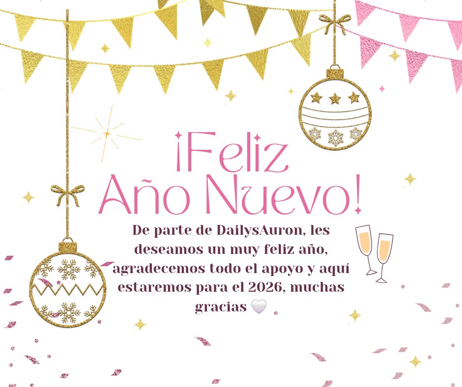 ~ Les deseamos feliz año nuevo ✨️

Atte: Las admins 🤍