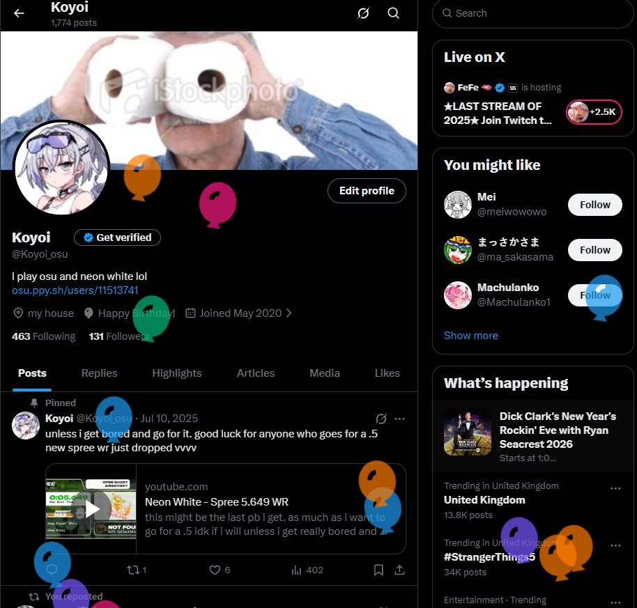 Koyoi_osu's tweet image. new year new birthday