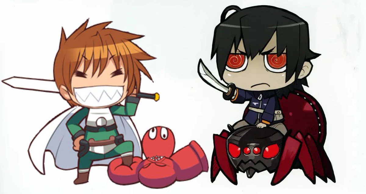 KichikuX's tweet photo. Rance and Kageaki

Two wholesome Protagonist who have never done anything wrong at all https://t.co/J8ebIurMJe