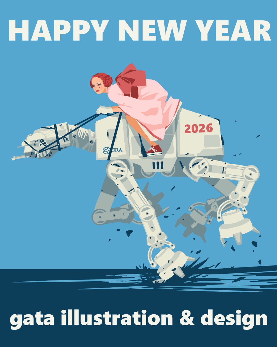 atelier_gata's tweet image. 新年あけましておめでとうございます！🎍🎉
本年もよろしくお願いいたします✨🙇✨💖
#ファンアート
#StarWars
#スターウォーズ

#ファッションイラスト