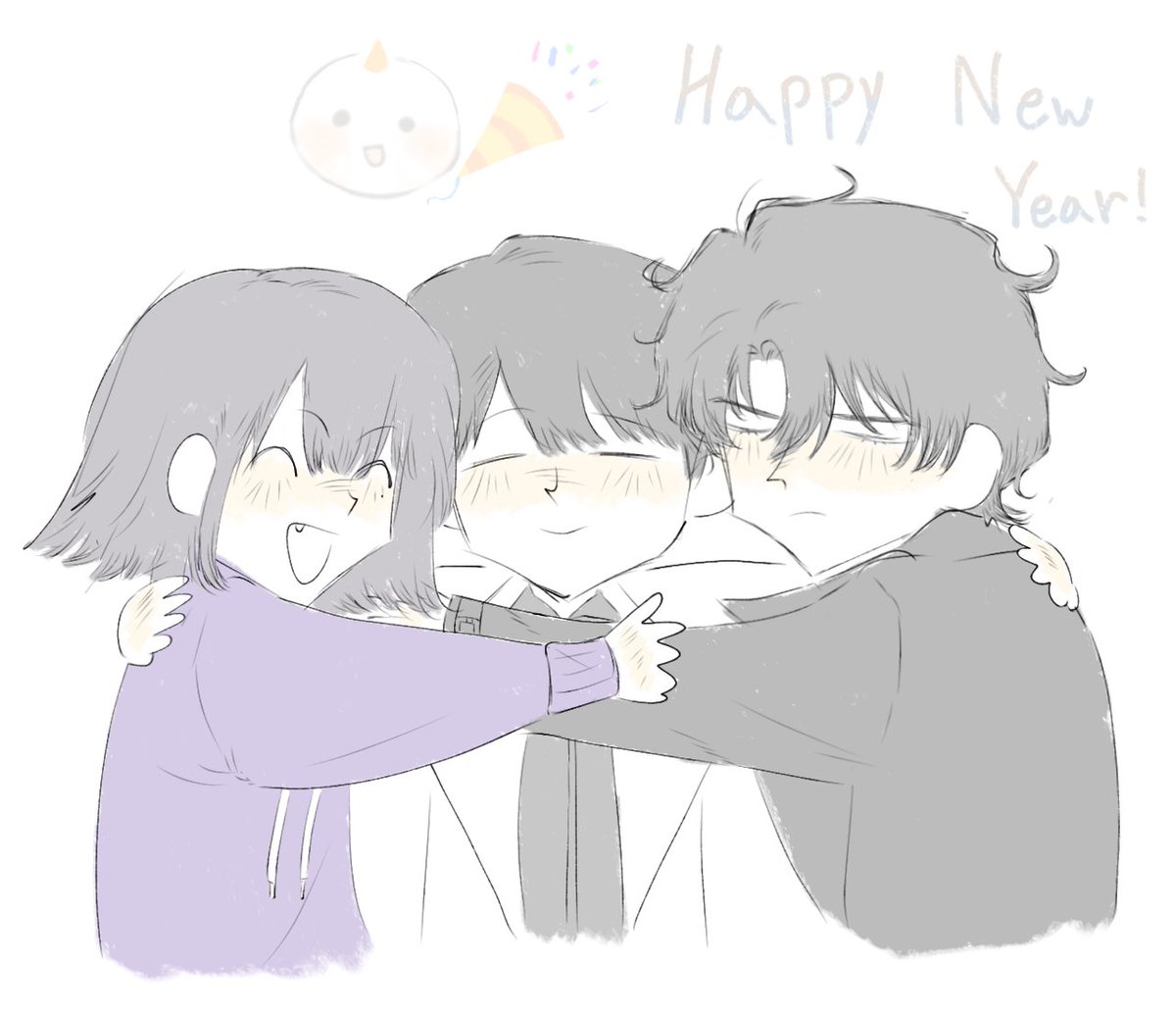 yoohankim guy draws yoohankim again after 1865 years....happy new year yay