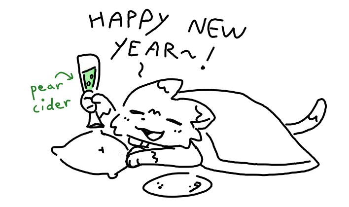 As always, I ate too much and went into a food coma...! Always a good way to start the year.
#art #HappyNewYear