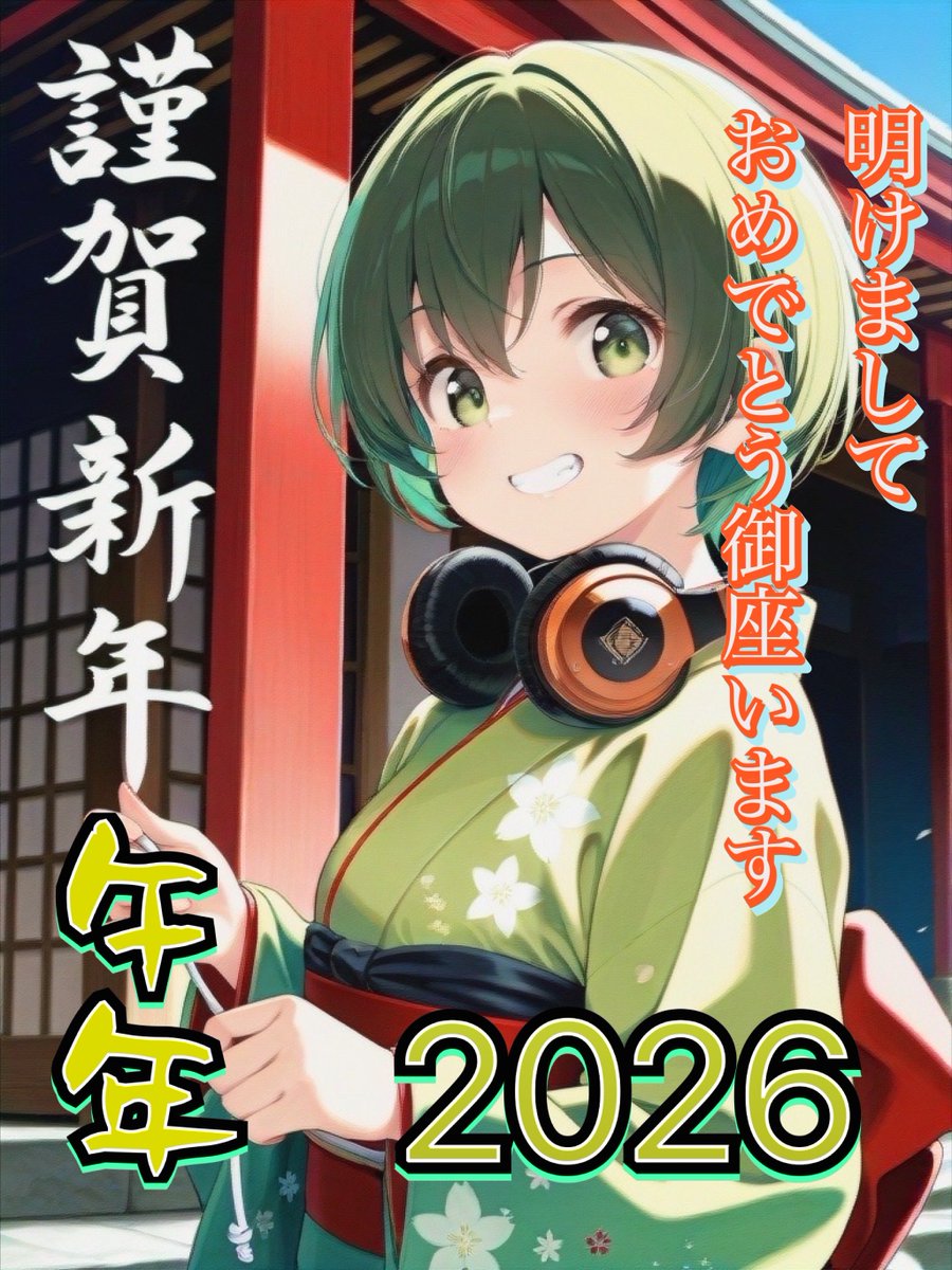 green_may1's tweet photo. 明けましておめでとう御座います🎍
今年も何卒宜しくお願いしす✨ https://t.co/Y6x6174iLg