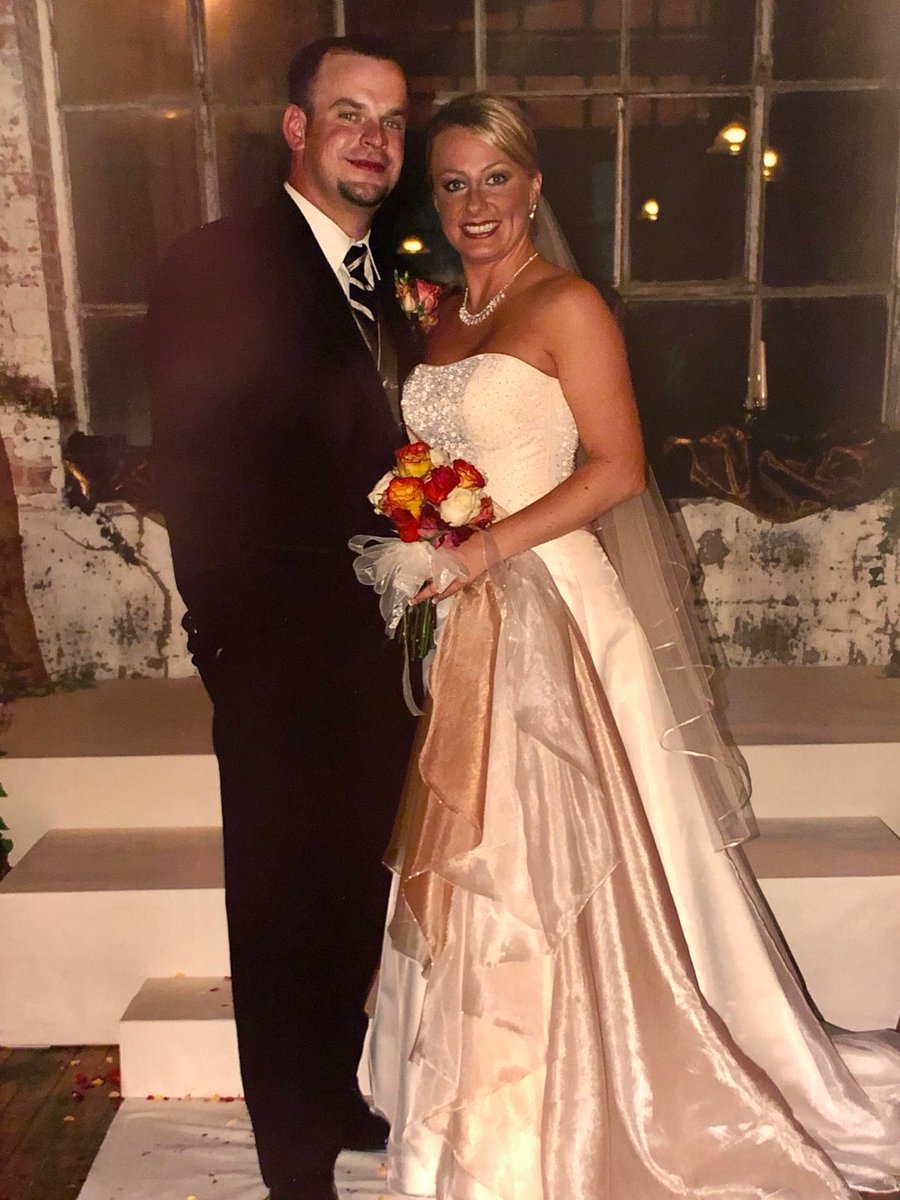 CoachLanceDale1's tweet photo. 20 years ago we said I do &amp; had our first dance to our favorite Pat Green song. We honeymooned in the Bahamas and watched our Horns win the natty. Fast forward 20 years &amp; much has changed &amp; stayed the same. Just got done watching the Horns &amp; now headed to hear Pat. 🥂to 20 more!! https://t.co/u0Ih74XB7w