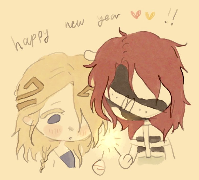 timelyaleph6's tweet image. aleph6 wishes everyone a happy new year❤️‍🩹💛 ~🪆