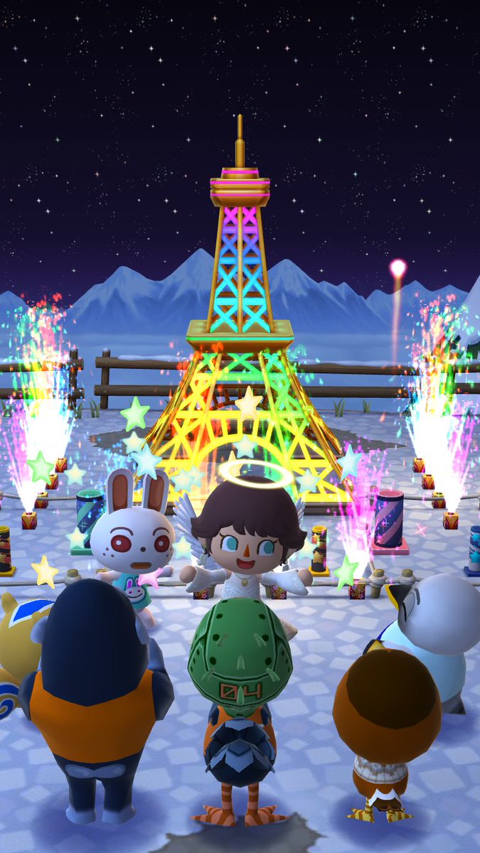 MiraiHobbies's tweet photo. Starting the New Year the Pocket Camp way 🌟 Happy New Year! 🎆 https://t.co/YaC8Z60wNh