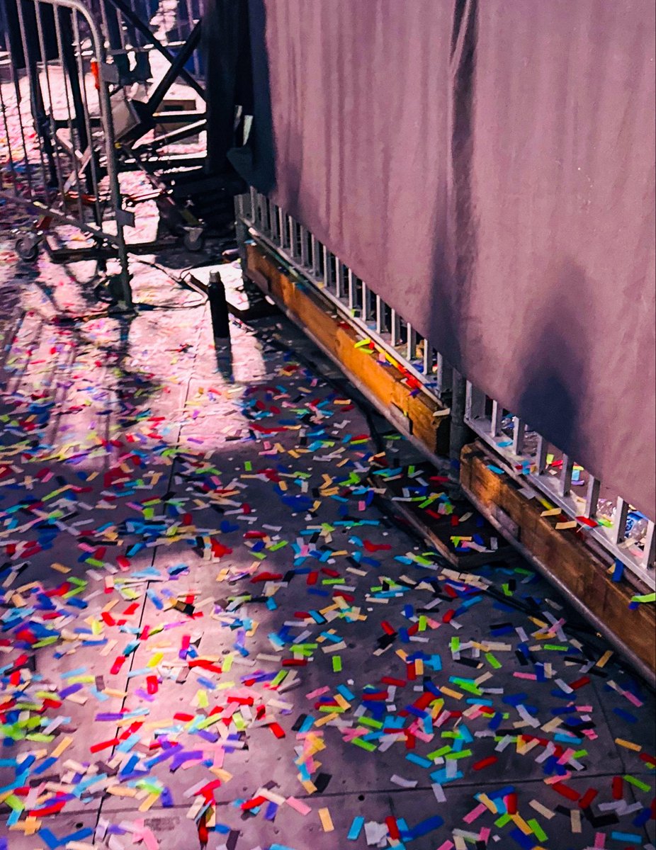 i miss when the glitter on the floor after the party looked like this