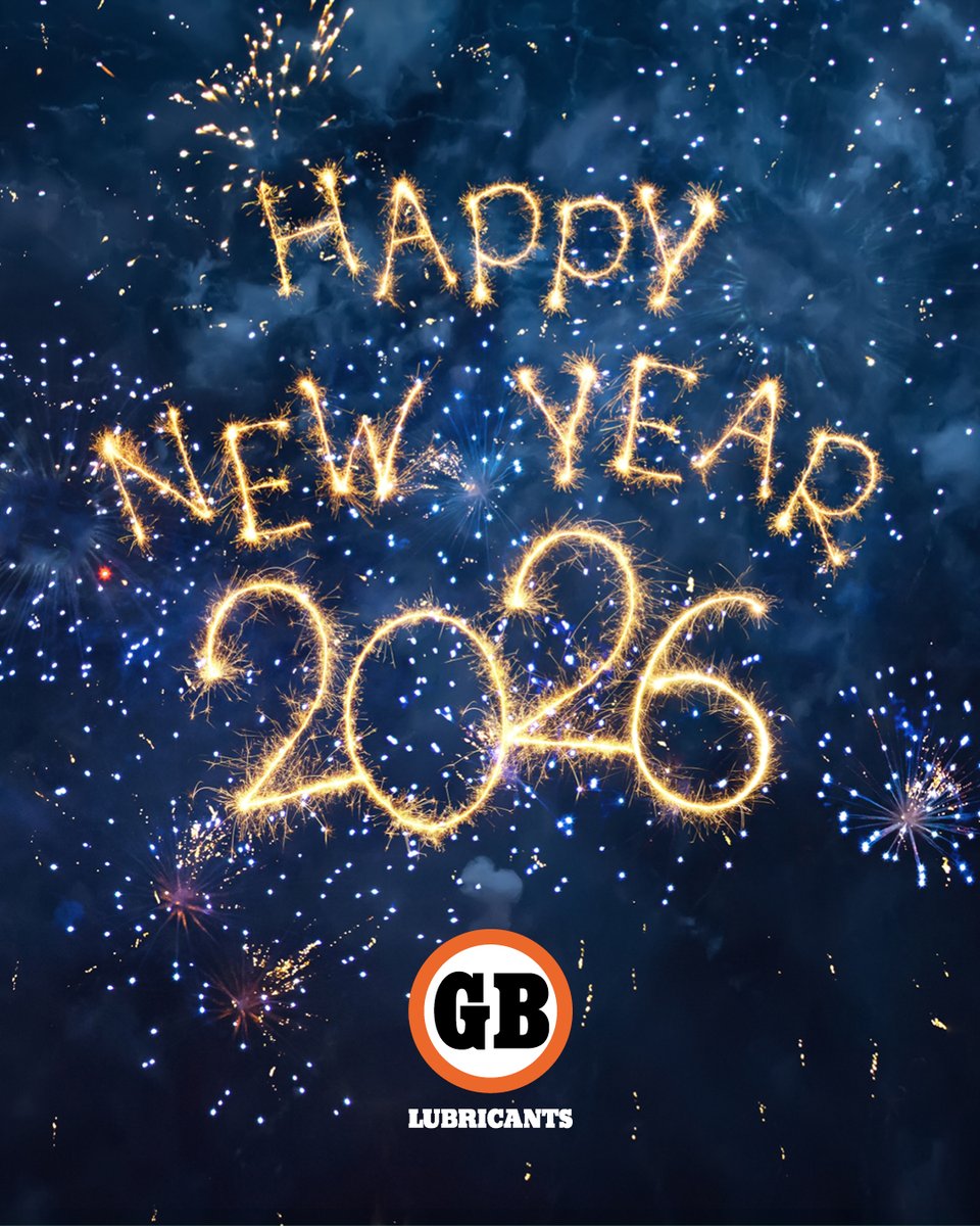 GB Lubricants would like to wish everyone a very Happy New Year! 🥳