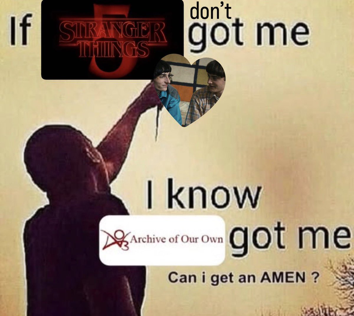 r4dvxz's tweet image. straight to ao3 after closing netflix #goodbyemike