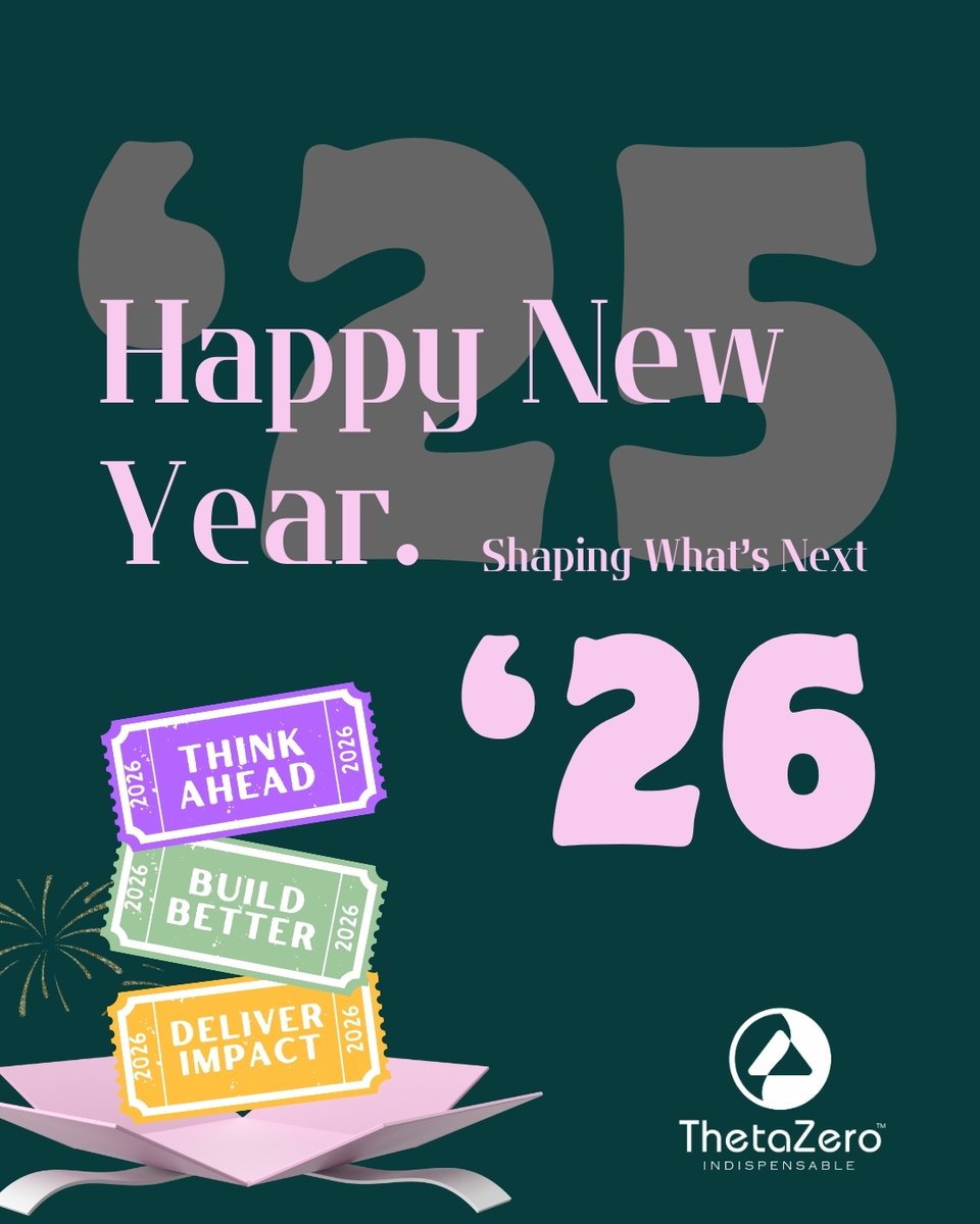 ThetaZeroTech's tweet photo. Cheers to 2026!

Thank you for being part of our journey.
Let’s continue to grow, innovate, and succeed, together.

Happy New Year!
#NewYear2026
#ThetaZero #IT_startup https://t.co/sk5U8i7ivw