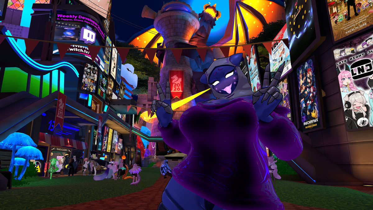 Happy new year ouo 🍇🍇🍇 #VRChat  #NewYear2026