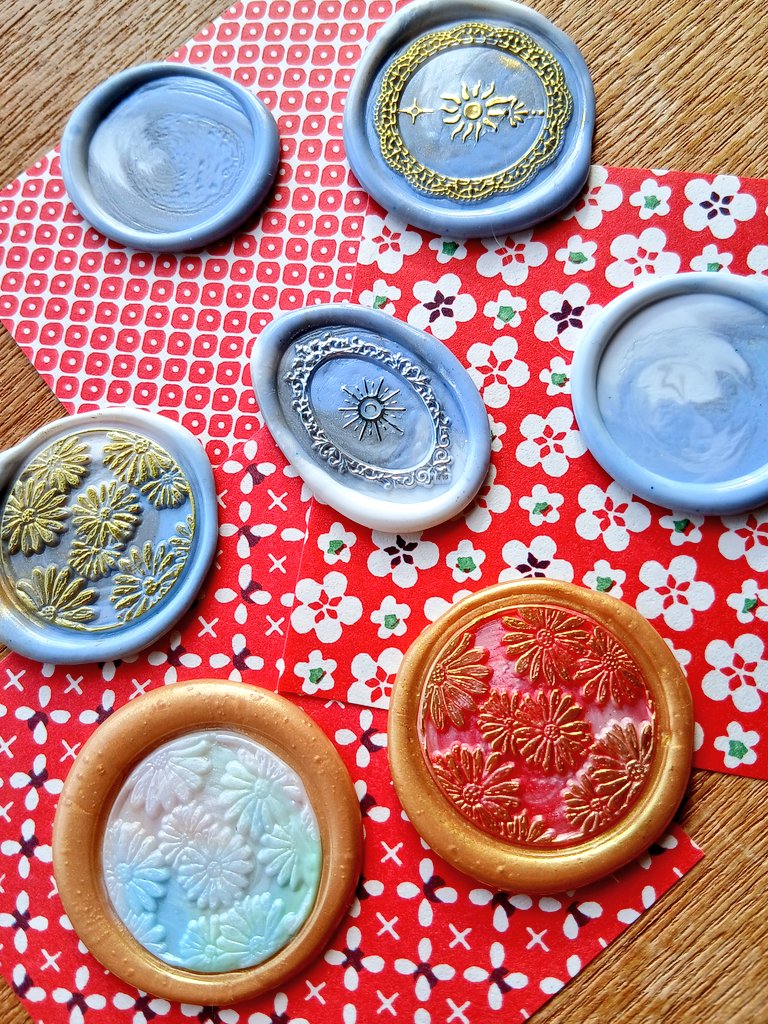 明けまして🎍
#シーリングスタンプ
#かぼ沼