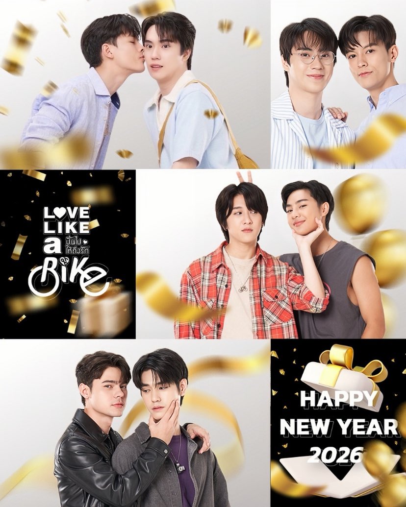 HAPPY NEW YEAR 🎉 
ขอให้เป็นปีที่ดีของทุกคนนะค้าบบ 💙

#HappyNewYear2026 
#LoveLikeABike #ปั่นไปให้ถึงรัก