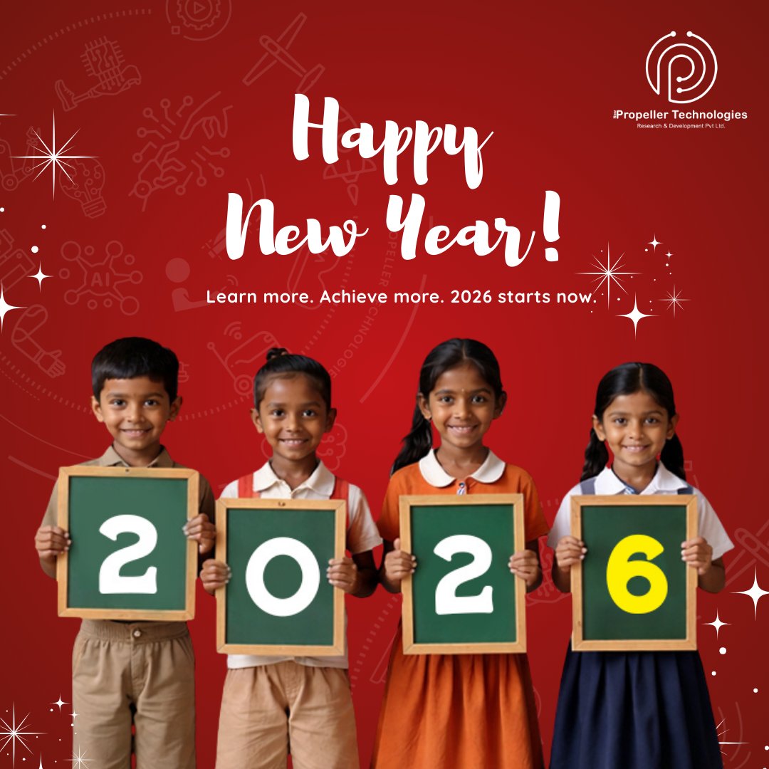 propellertechs's tweet image. 🎯 New Year. New Goals. New Creations.
Turn curiosity into innovation with STEM programs from Propeller Technologies.

#propellertech #YoungInnovators #STEMCareers #LearnByDoing