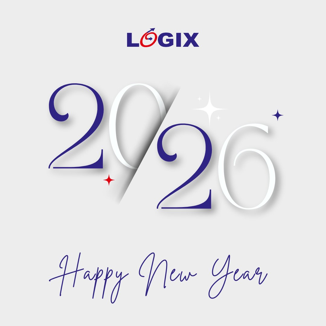 Wishing you a joyful New Year filled with success, happiness, and new opportunities—warm regards from the Logix Team. 🎉✨
