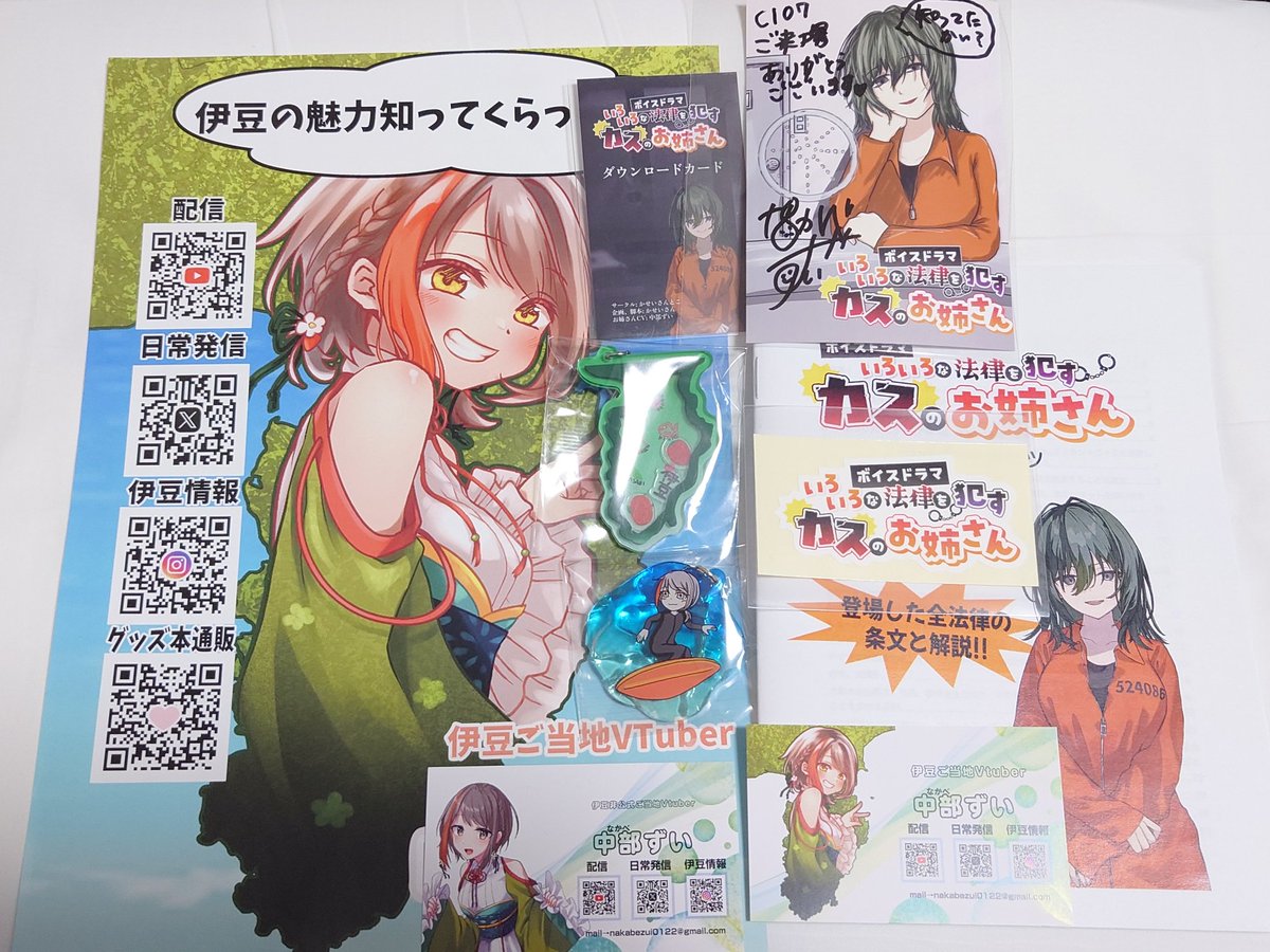 C107購入品4！ ボイスドラマ…イイ！とてもすきです！ キーホルダーが