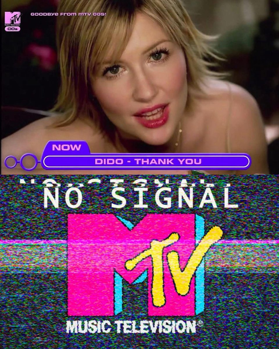GabyMeza8's tweet image. ¡SE ACABARON 44 AÑOS DE HISTORIA! 👋🎶 MTV (Music Television) concluyó oficialmente las transmisiones musicales en sus canales, poniendo fin a una era que se mantuvo ininterrumpida desde 1981. El adiós se dio con la canción ‘Thank You’ de DIDO, cerrando uno de los capítulos más…