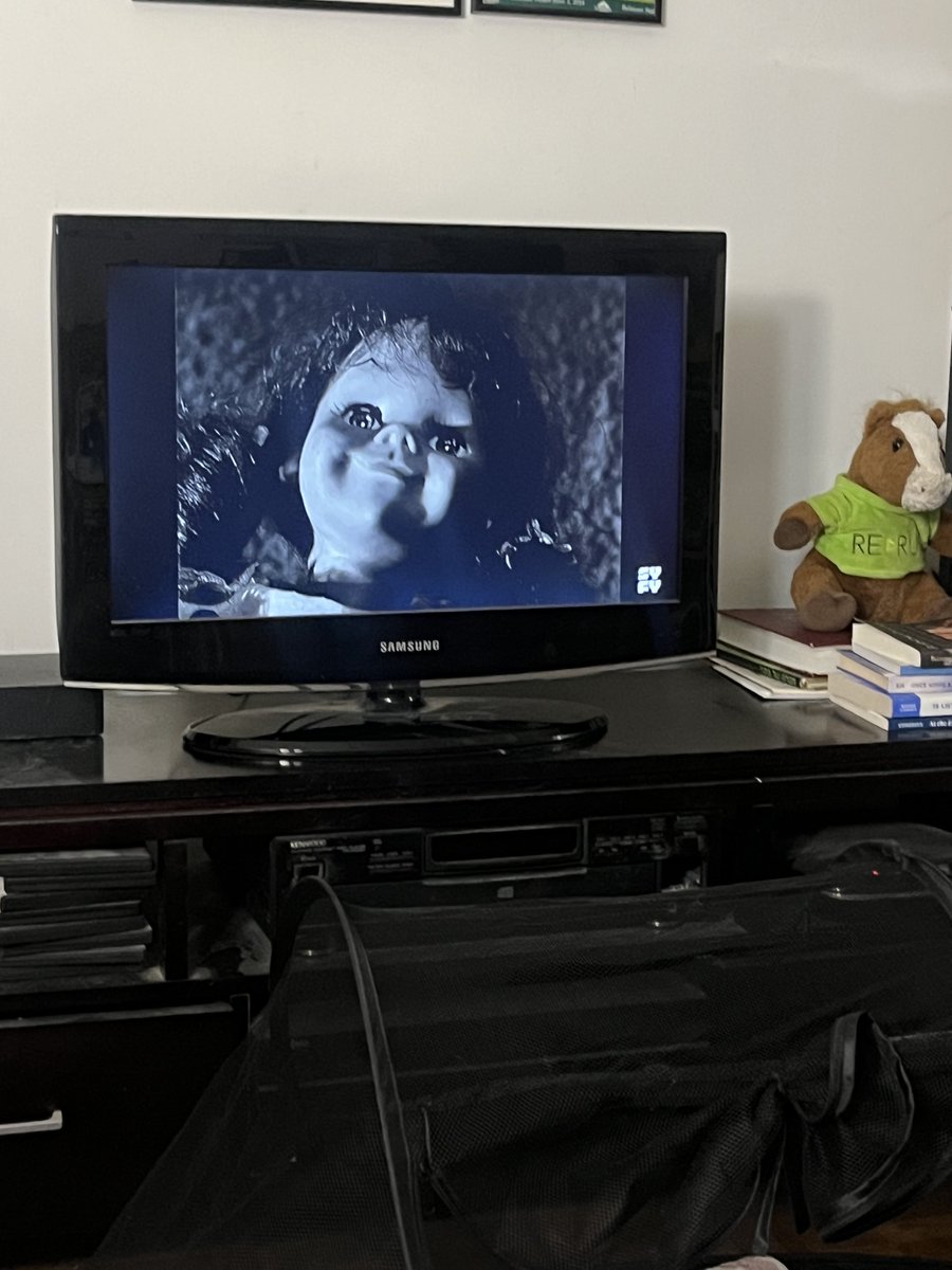 DGLebowitz's tweet image. Teeing it up with “Living Doll”.  Meet Talking Tina.  Next up - “It’s a Good Life”.