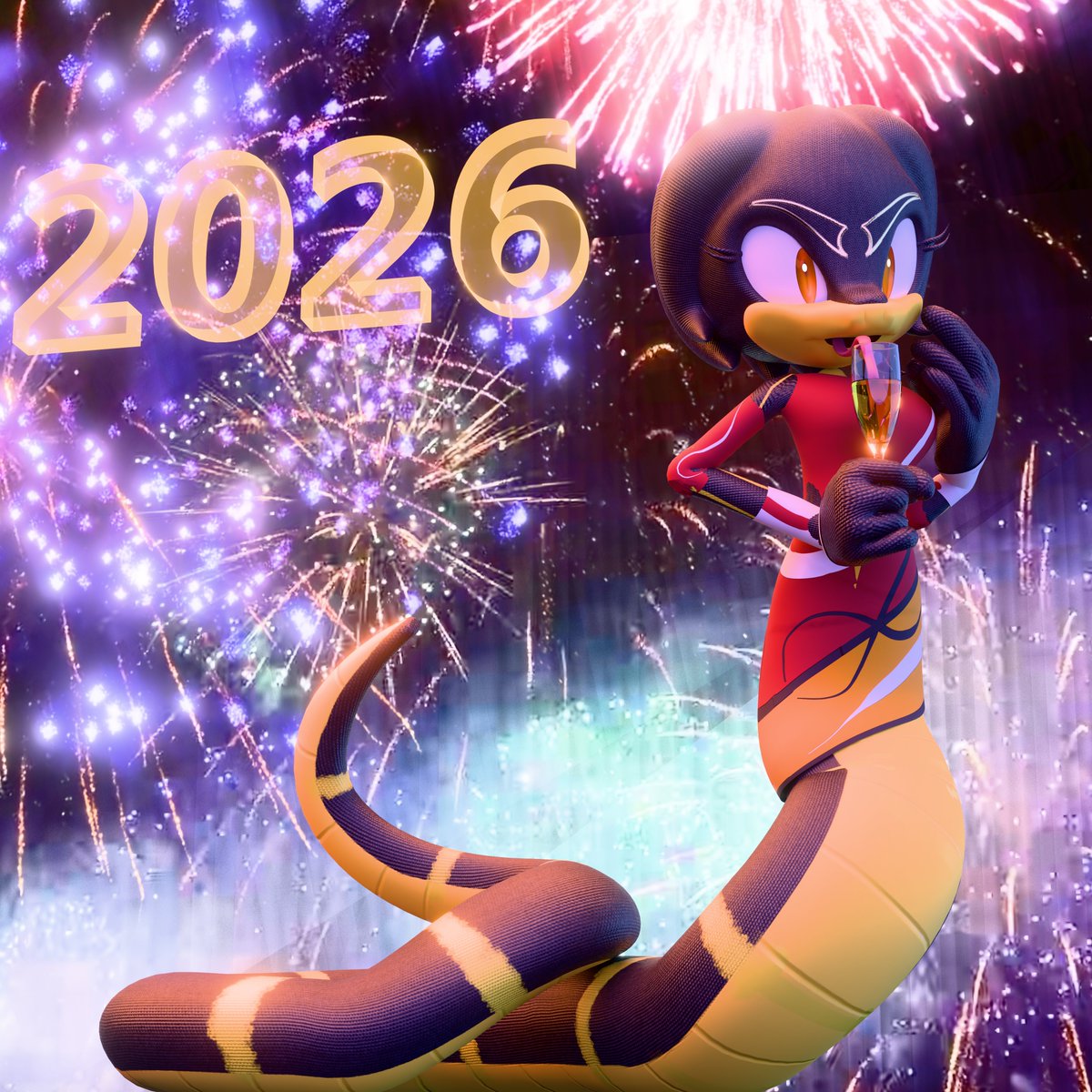 and since i don't have a fire horse oc. (yet) Sarah is also wishing you a happy new year!