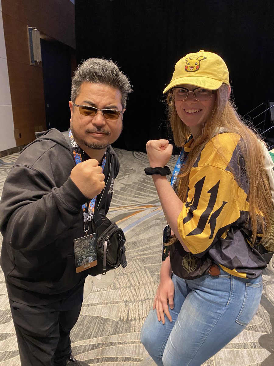 megapug17's tweet photo. @Harada_TEKKEN I’m so grateful I got to meet when I did, thank you for everything you have done for tekken and the community!

I hope you enjoy retirement and your life is full of happiness 

 I know for sure I’ll miss seeing you at events! 

Take care 💕 https://t.co/4J7mDamPZR