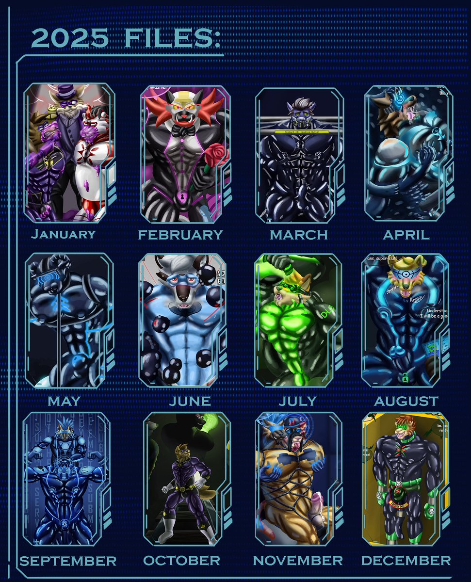 2025 files Sumary
Now that the year is about come to end, why dont recopilate and show some of the best( and horniest) moments of the year!

I hope to continue to draw in 2026 and you keep liking an enjoying my drawings, lets hope for the best