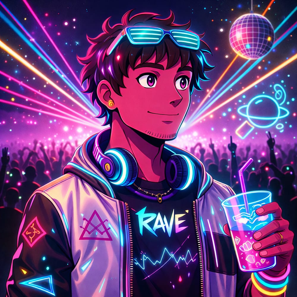 CryptoSol2021's tweet photo. Just won this absolutely stunning RaveGods NFT in the year-end raffle! πͺ©β¨ What a perfect way to close out 2025 and rave into 2026. Huge thank you to @Rave_Gods and the community you've made my year! PLUR forever ππΊThank you #RaveGods #NFTWin #HappyNewYear2026 https://t.co/e3gFfUOuGT