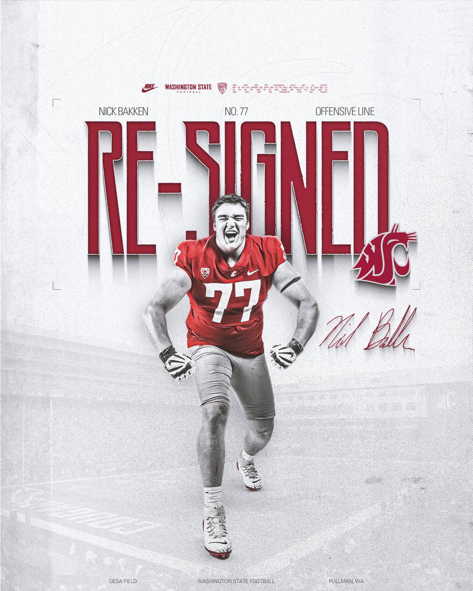 Washington State Football tweet media