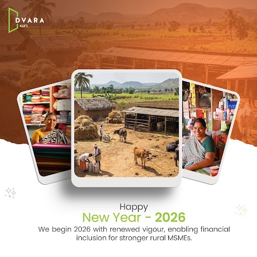 As the New Year begins, Dvara KGFS remains committed to strengthening financial inclusion for rural MSMEs, ensuring timely and responsible financial solutions that support continuity, resilience, and growth. #HappyNewYear2026