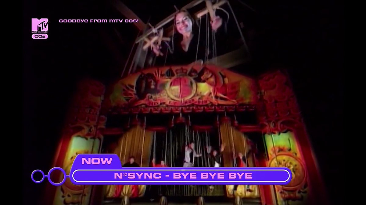 Estás fueron las últimas 3 canciones en sonar en MTV 00s:

"Please don't leave me"
"Thank you"
"Bye Bye Bye"