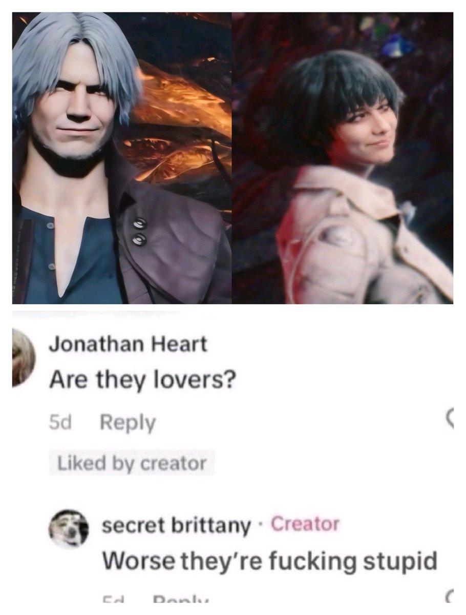 SomeFog's tweet photo. THIS. IS. A. LIE. the devil may cry would HATE humans!!!!!!!!!!!!!!!
#sorelatable
#ihateverything https://t.co/R0rMm7saCb