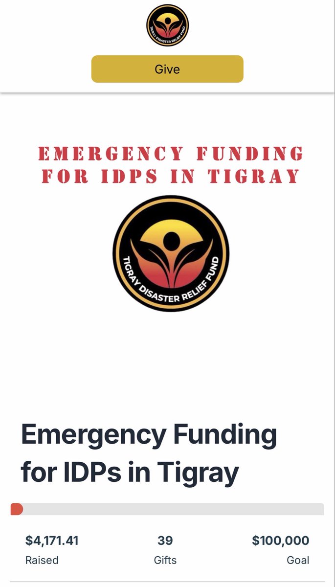 Tigray Disaster Relief FUND - TDRF tweet media