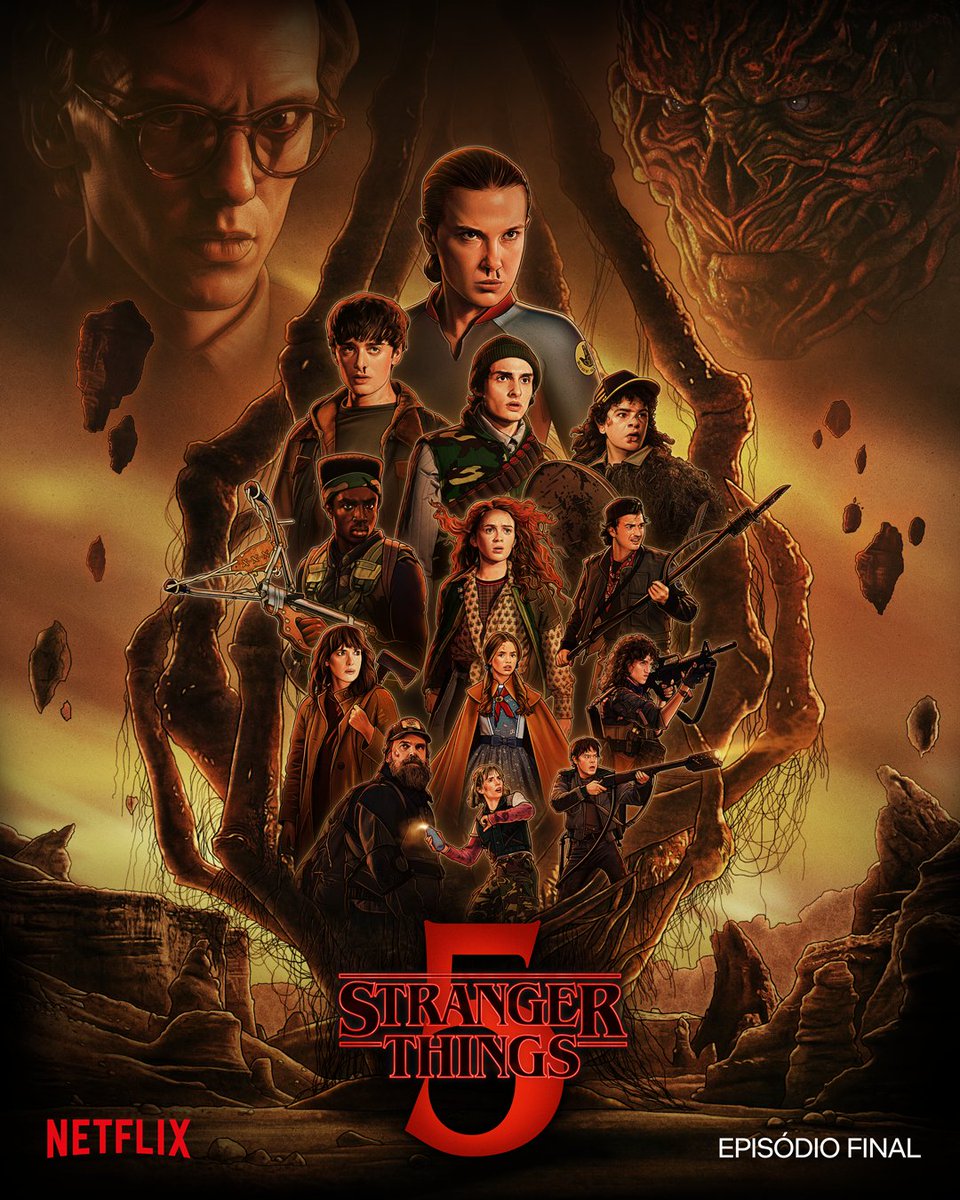 NetflixBrasil's tweet image. O EPISÓDIO FINAL DE STRANGER THINGS JÁ ESTÁ DISPONÍVEL!!!!!!!!!!!!!!