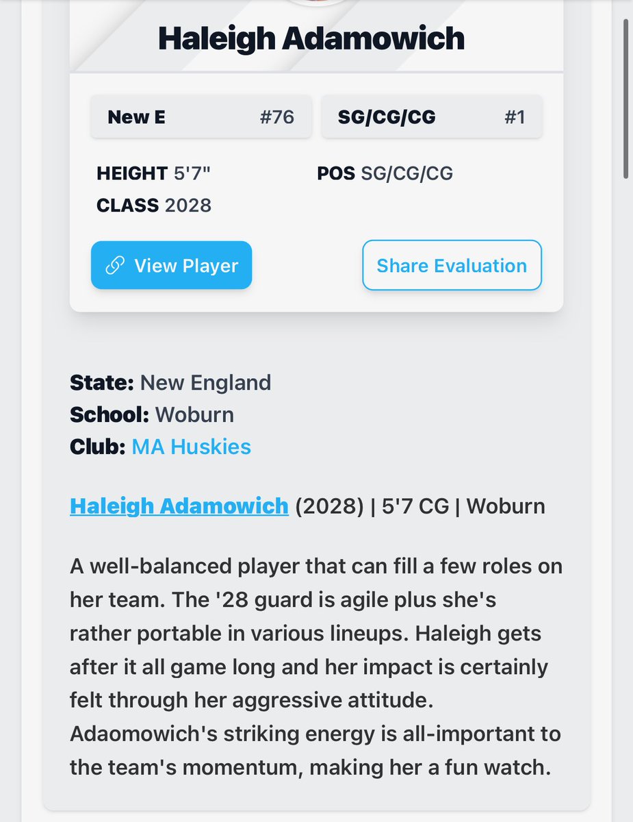 Haleigh Adamowich tweet media