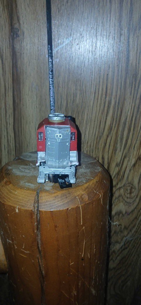 Cursed Model Trains tweet media