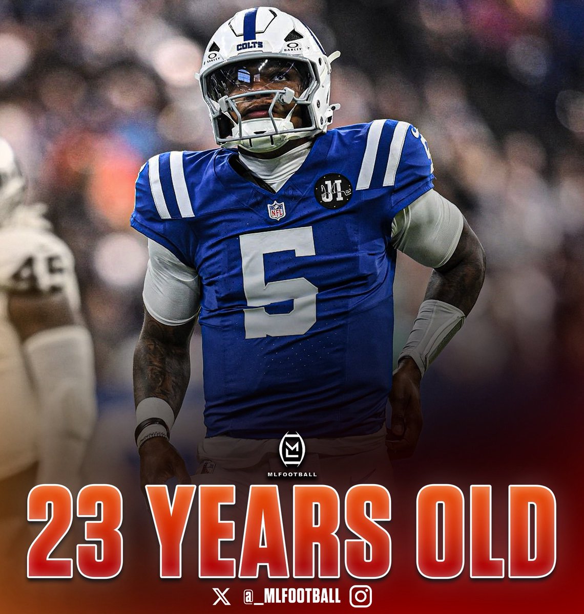 🚨🚨INSANE🚨🚨

Indianapolis #Colts quarterback Anthony Richardson is still only 23 years old despite already being in the league for three seasons.

Richardson was the 4th overall pick in the 2023 draft and has all the talent in the world.

AR still needs to develop. Patience…