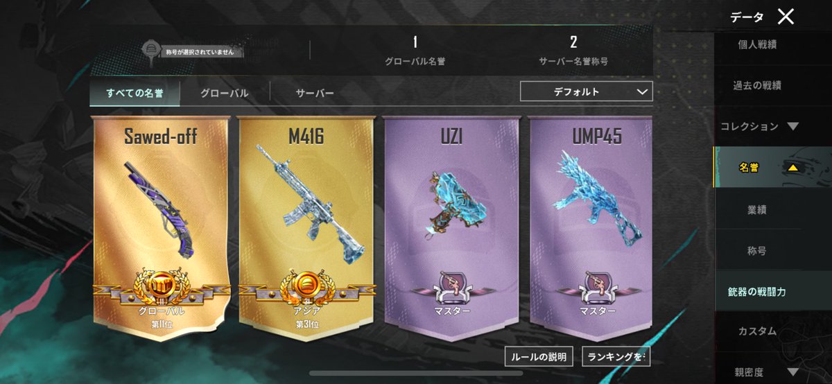 MithRIL_hiro's tweet photo. グローバルランキング
ランクイン
お手伝いしていただいたフレンドの方々
ありがとうございました
銃器の戦闘力の『征服者』達成‼️
神話クラン内、達成者2人㊗️
お疲れ様でした
#PUBGモバイル https://t.co/tynRCMnMoq