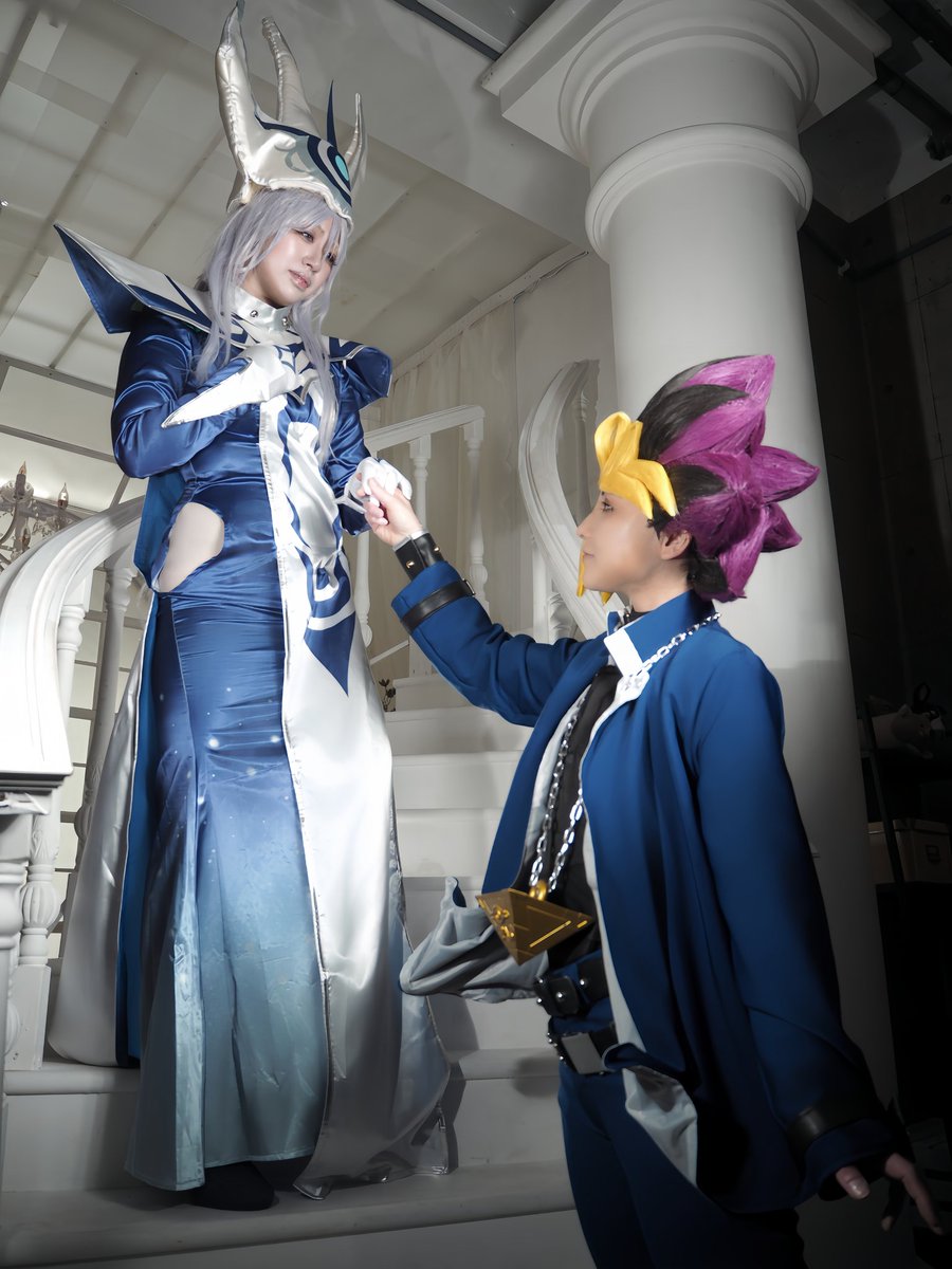 Anu_snmy's tweet photo. コスプレ #cosplay
遊戯王/Yu-Gi-Oh!
武藤遊戯 @82_n0w0n
サイレント・マジシャン @あんぬ

共に戦い成長する

#コスするあんぬ
photo by @Kulori_Game
studio @StudioFantome https://t.co/aLG4vkQOxH