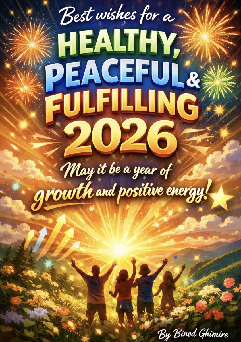Happy New Year ✨
May this year bring growth, positivity, and uplifting energy to all 🌱