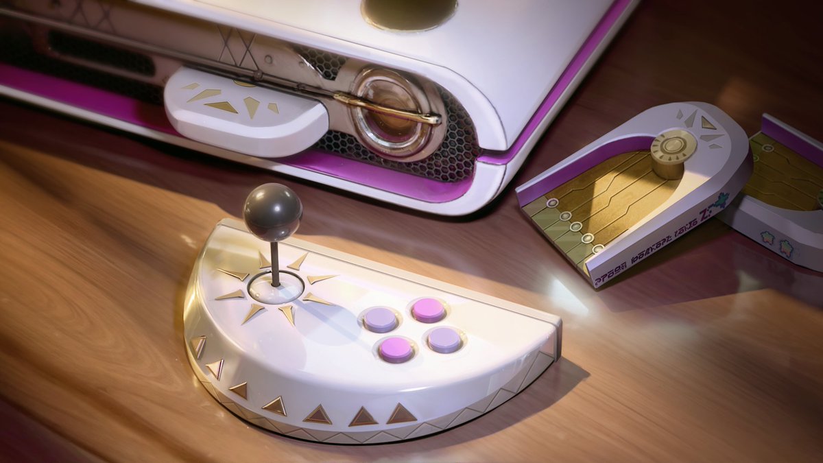 これね、今までずっと一緒に楽しい時間を過ごしてきた、私のコレクションたちなんだ！
1枚目は『スペースファンタジーカティアⅥ』と『スプリット・スターズ』っていうお気に入りのゲームカセットで、
2枚目は大切に保存してるゲーム機、
それから最後のこれは――揃えて撮った写真！