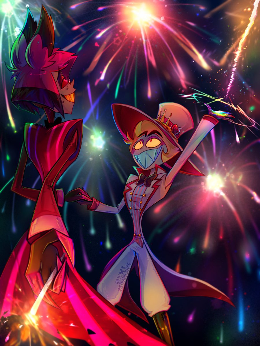 HAPPY NEW YEARS 🎆✨️ 
#radioapple #appleradio #HazbinHotel
