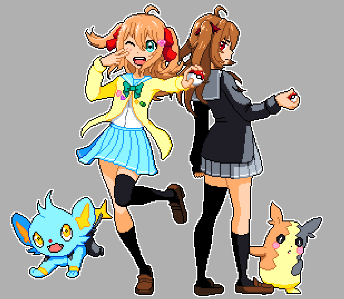 leota__'s tweet photo. the pokemon play through is very fun #heartheartart https://t.co/uioIWivsHG