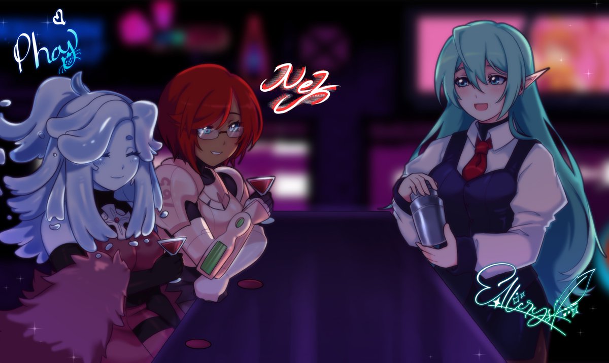 Our limited time print of this years VA-11 Hall-A playthrough is going to have its time limit extended to until the play through is done. So still time to score this wonderful design before it's gone! 
Link to the shop in the second post.