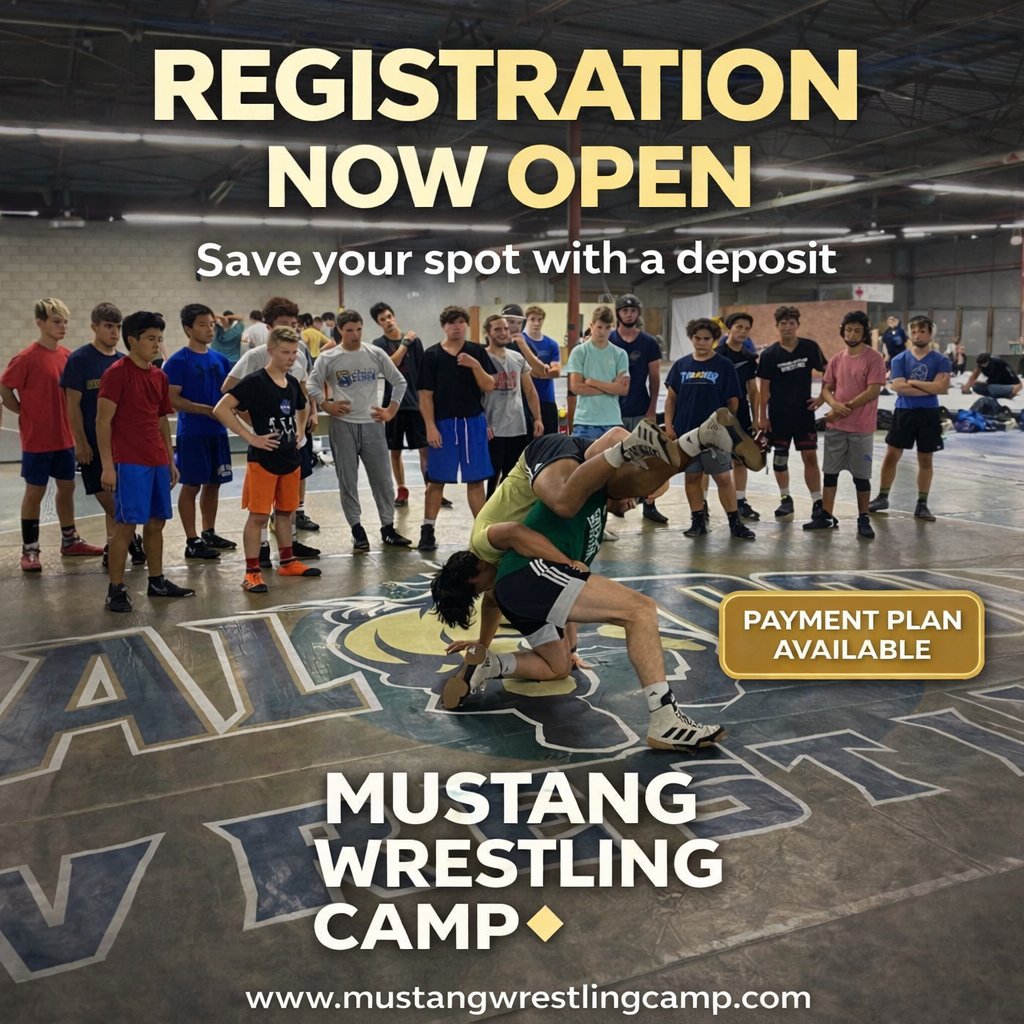 𝗥𝗲𝗴𝗶𝘀𝘁𝗿𝗮𝘁𝗶𝗼𝗻 𝗳𝗼𝗿 𝗠𝘂𝘀𝘁𝗮𝗻𝗴 𝗪𝗿𝗲𝘀𝘁𝗹𝗶𝗻𝗴 𝗖𝗮𝗺𝗽 𝗶𝘀 𝗡𝗼𝘄 𝗢𝗽𝗲𝗻!
For athletes serious about real improvement this year, this is where it starts.
A deposit reserves your spot.

𝗦𝘂𝗺𝗺𝗲𝗿 𝟮𝟬𝟮𝟲 𝗦𝗲𝘀𝘀𝗶𝗼𝗻𝘀:
June 22 - 26
June 28 - July 2