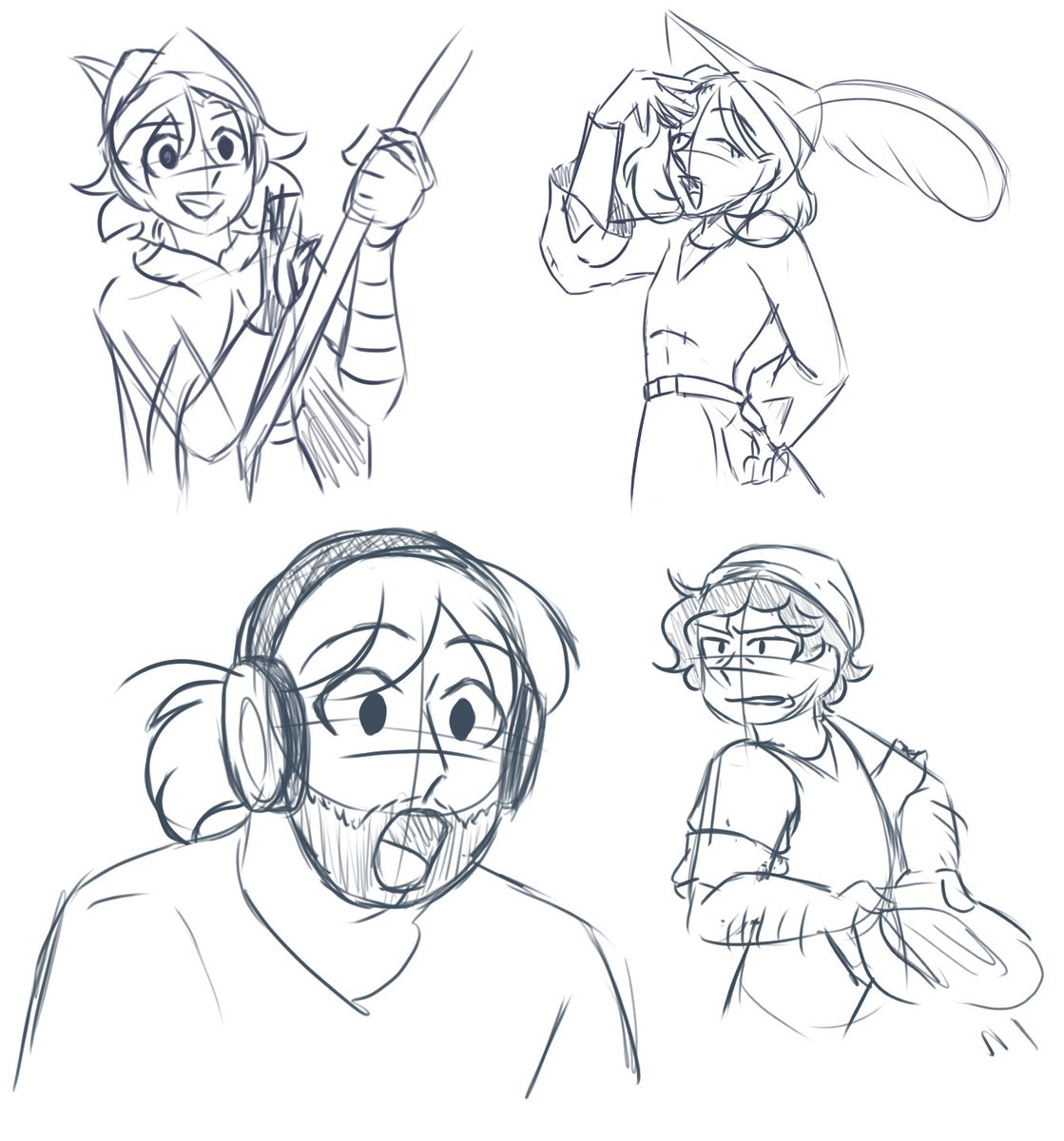 PeppermintLife's tweet image. Last sketches of 2025
Streamer Little John was a special request #sketches #NewYear